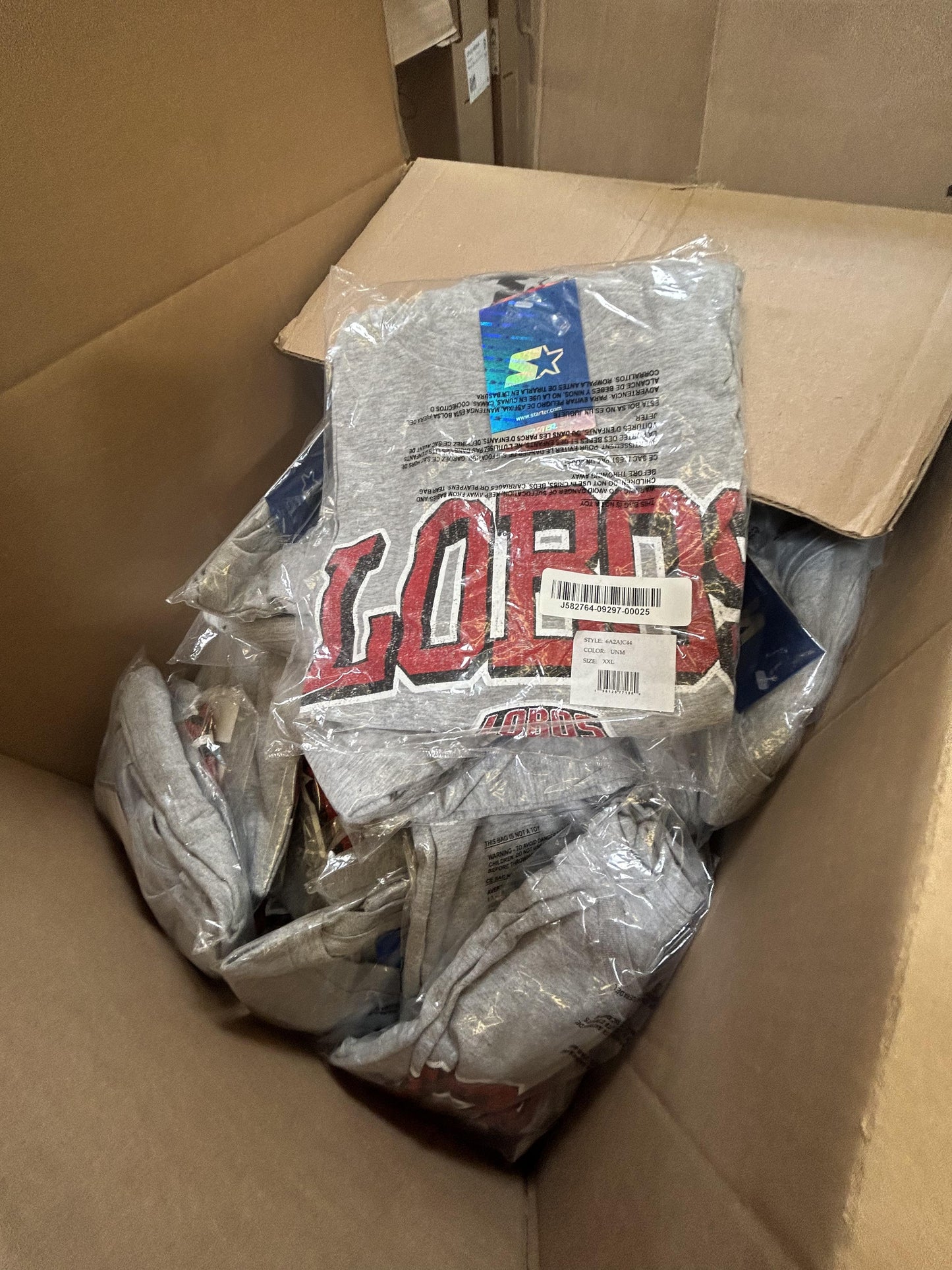 20-State Collegiate NCAA Apparel Liquidation (FOB UT) - $6.00/unit