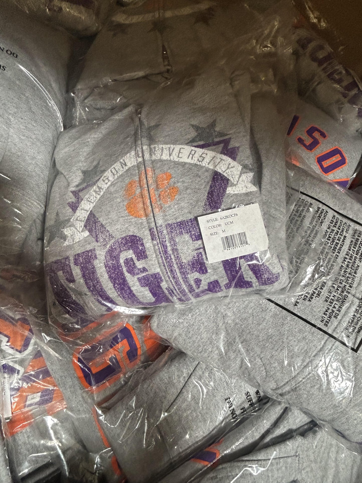 20-State Collegiate NCAA Apparel Liquidation (FOB UT) - $6.00/unit