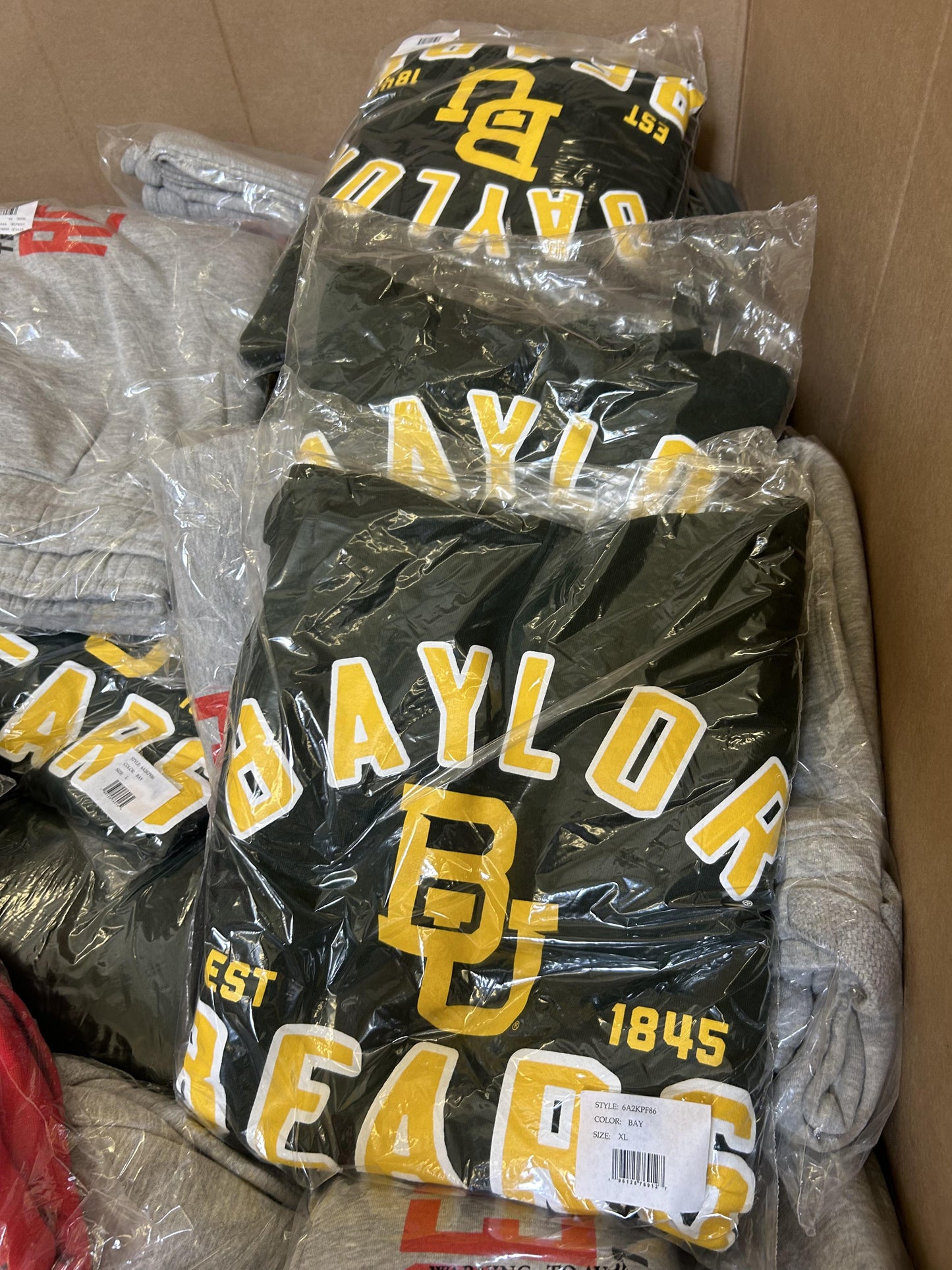 20-State Collegiate NCAA Apparel Liquidation (FOB UT) - $6.00/unit