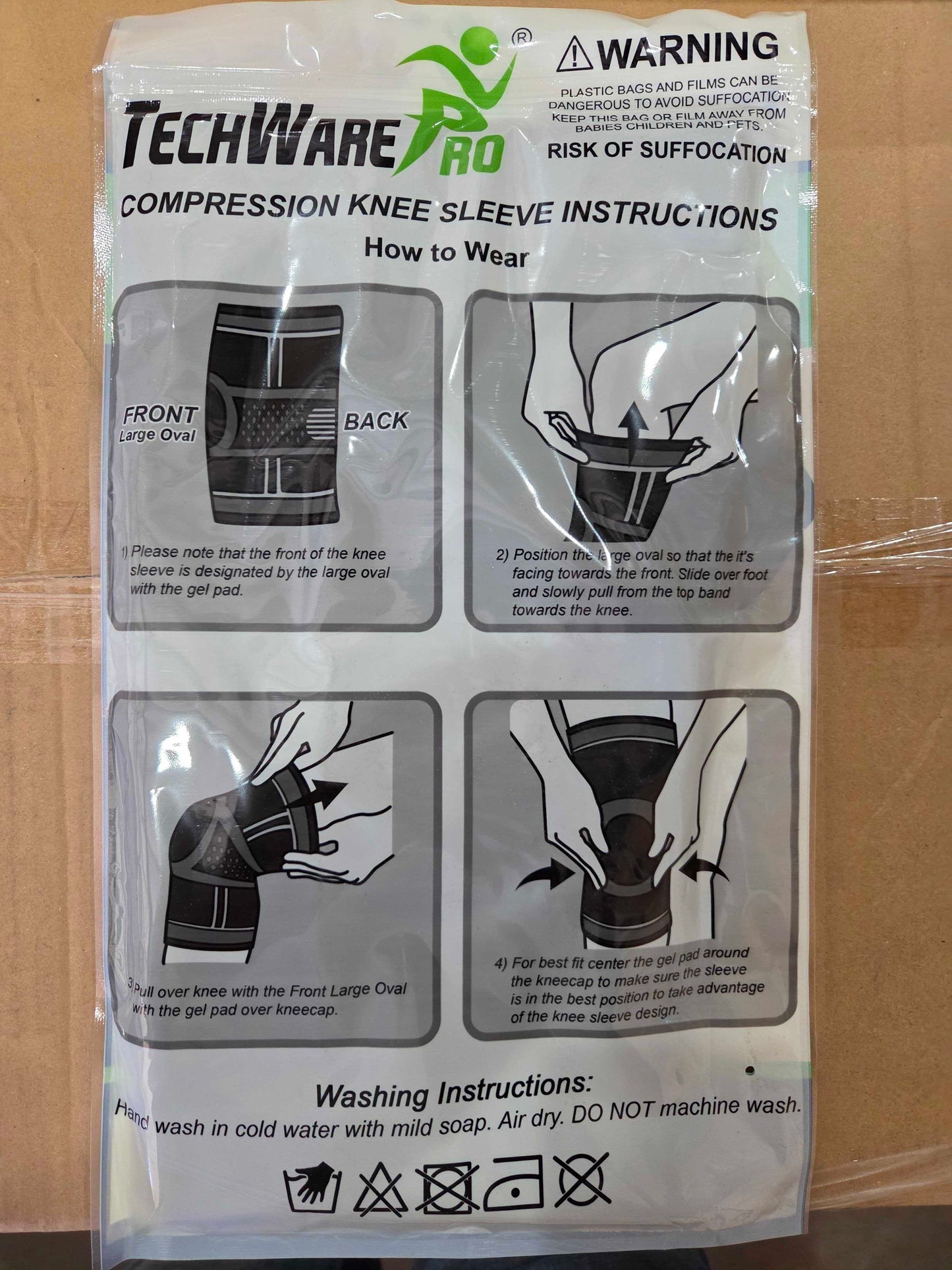 TechWare Pro Knee Braces & Compression Sleeves Lot (FOB WA) - $2.85/unit