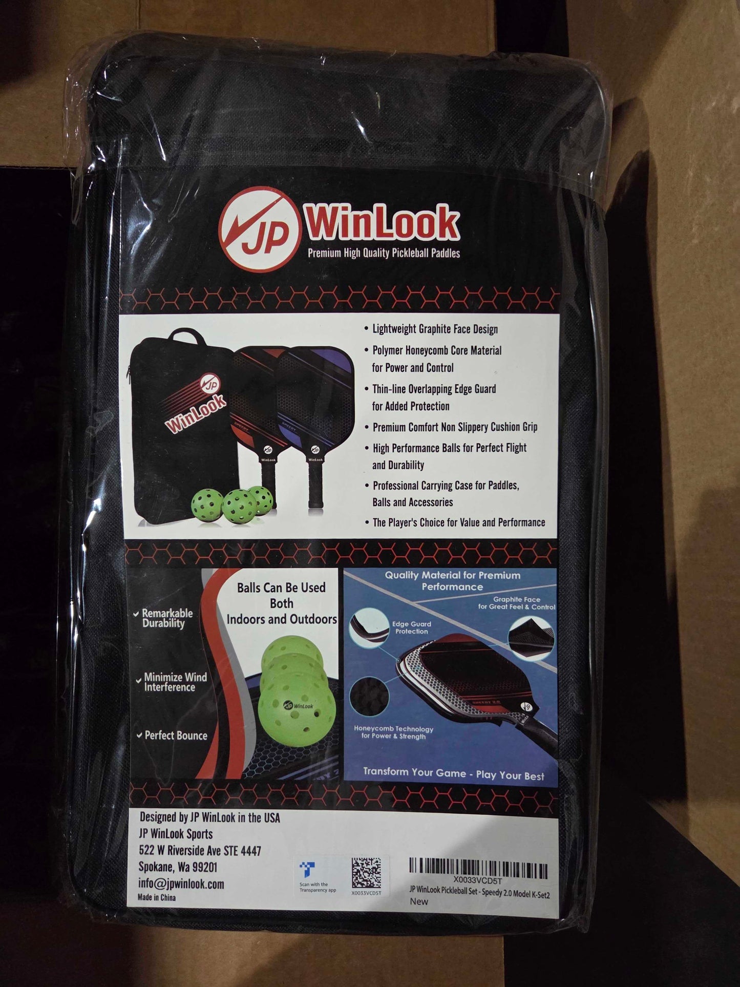JP WinLook Pickleball Paddle Sets Lot (FOB WA) - $8.35/unit