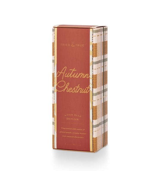 ILLUME Autumn Chestnut Diffuser 24-Pallet Lot - 3oz Glass Reed Diffusers (FOB UT) - $5.25/unit