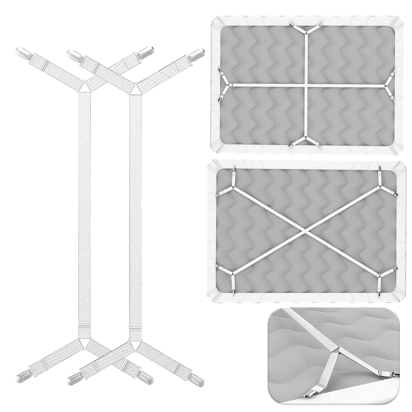 FeelAtHome Sheet Grippers, Protectors & Pillow Covers Lot (FOB CA) - $3.64/unit