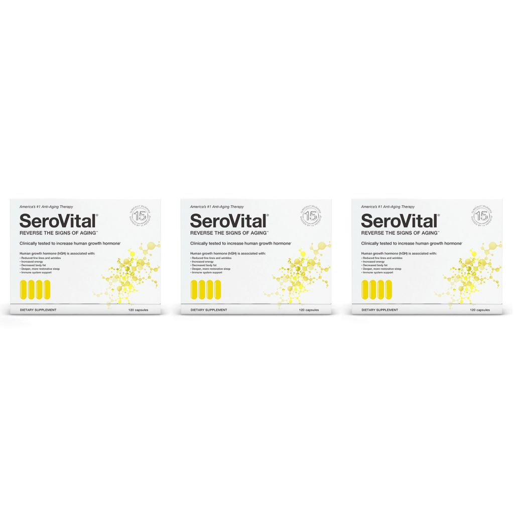 SeroVital Anti-Aging Beauty & Dietary Supplement – 90 Day Supply (360 Capsules) Lot (FOB UT) - $14.85/unit