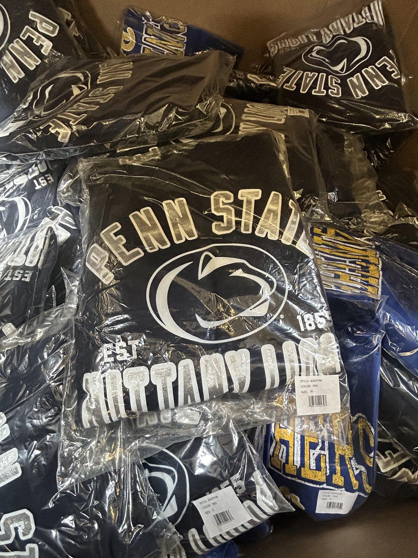 [PA] Collegiate NCAA Apparel Liquidation (FOB UT) - $6.00/unit