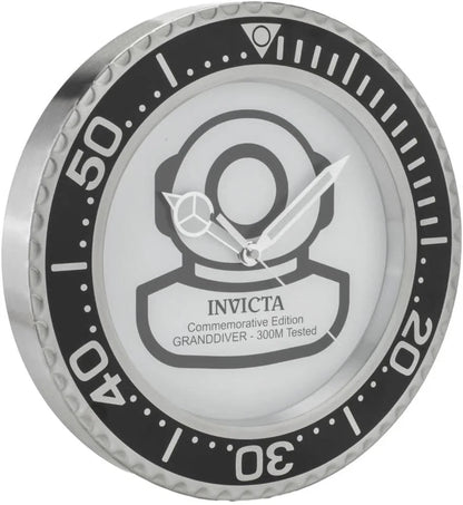 Invicta Grand Diver 14" Stainless Steel Quartz Wall Clock Lot - $20.85/unit