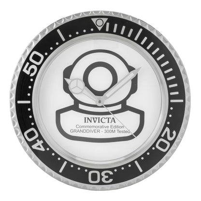 Invicta Grand Diver 14" Stainless Steel Quartz Wall Clock Lot - $20.85/unit